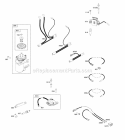 Alternator Electric Starter Ignition Diagram and Parts List for 122S02-0150-B1  Briggs and Stratton Engine